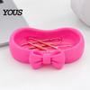 Trinket Storage Tray 3D Printed Bow-Shaped Tray, Elegant Jewelry Organizer & Key Holder for Desk Entryway, Decorative Rings Earrings Cosmetics,
