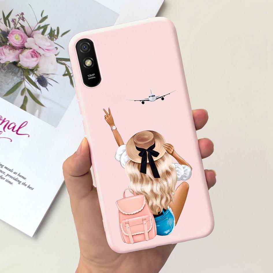 For Xiaomi Redmi 9A Case Redmi 9AT Cover Fashion Landscape Moon Soft Silicone Slim Funda For Xiaomi Redmi 9i Redmi9i Sport Coque
