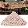Reptile Hammock   Safe Woven Climbing Net Easy Installation Hammock Lounger for Bearded Dragon  