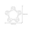 50Pcs Balloon Clips Buckles for Arch Party Decor Safe Sturdy Plastic Wedding Birthday Celebration Balloon Clip