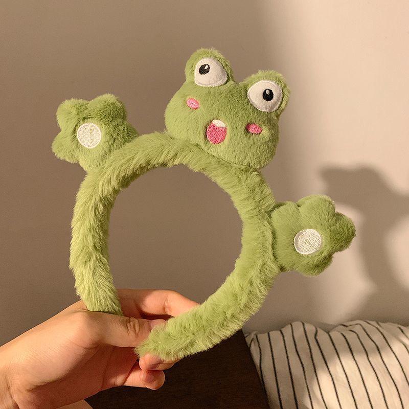 Cartoon Plush Headband: Cute Hair Accessory for Women & Kids, Perfect for Face Washing