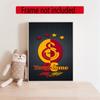 Galatasaray Customize Your Name Diamond Painting Round Diamond Rhinestones Mosaic Diamond Embroidery Wall Paintings Rhinestones Gift Frameless
