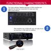2000W 2CH Home Stereo Power Amplifier Audio Karaoke Car Hi-Fi FM Amplifier US Plug With Remote Control For Car Home