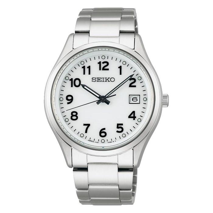 SEIKO SELECTION SBPX153 S Series Men s Watch, Solar, White Dial