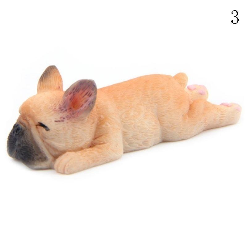 Small Bulldog French Bulldog Simulation Model Chai Dog Handle Diy Fridge Sticker Magnetic Sticker