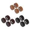 1 Pair Wood Barbell Earrings Dumbbell Ear Studs Gifts for Mothers/ Fathers Day