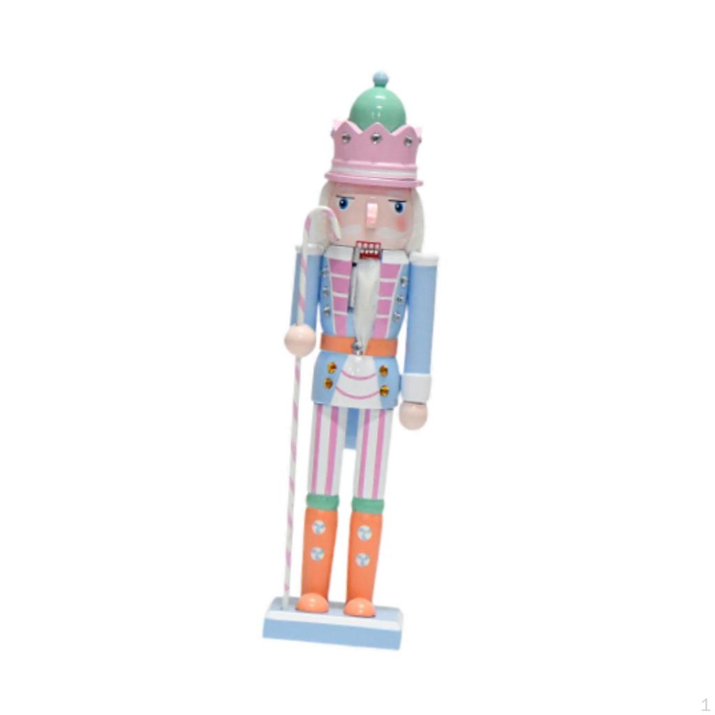 Nutcracker Ornaments Christmas Photo Props Painted Decorative Traditional Desktop Decor