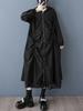 XITAO Zipper Hooded Pleated Dress ZY8936