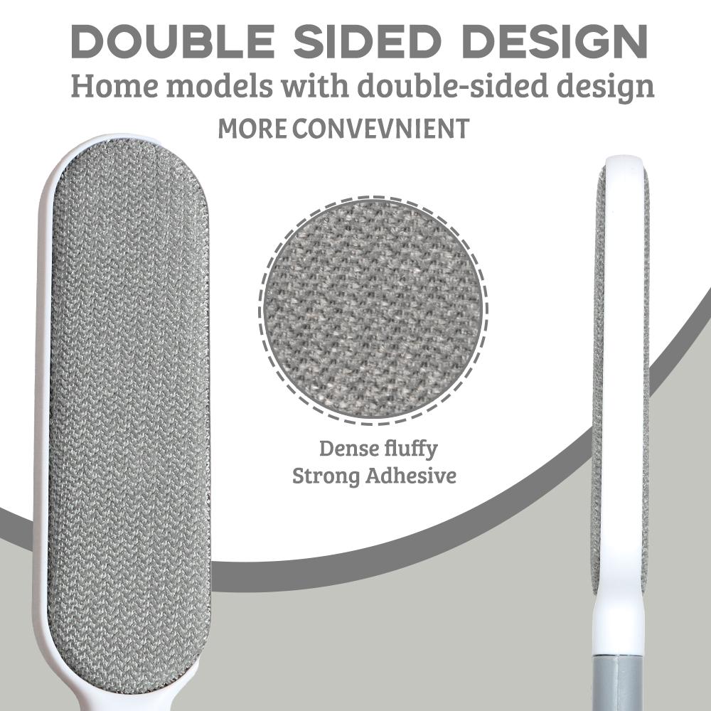 Double-Sided Pet Hair Remover, Pet Hair Tools Manual Electrostatic Sticky Lint Brush, for Cat, Clothing, Sofa, Furniture Clean