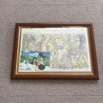 Studio Ghiblis Princess Mononoke Layout Exhibition Life-Size Replica Postcards