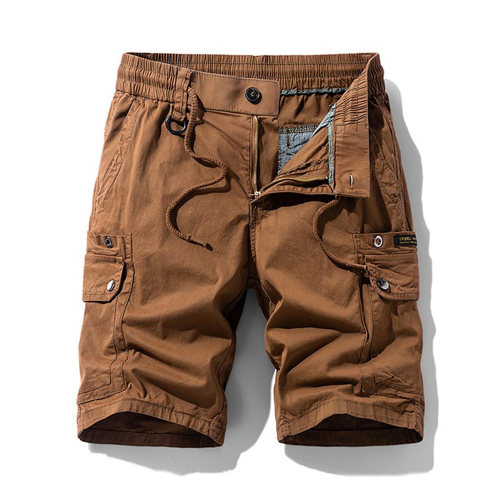 Pánské ležérní barvy Outdoors Pocket Beach Work Kalhoty Cargo Shorts Kalhoty