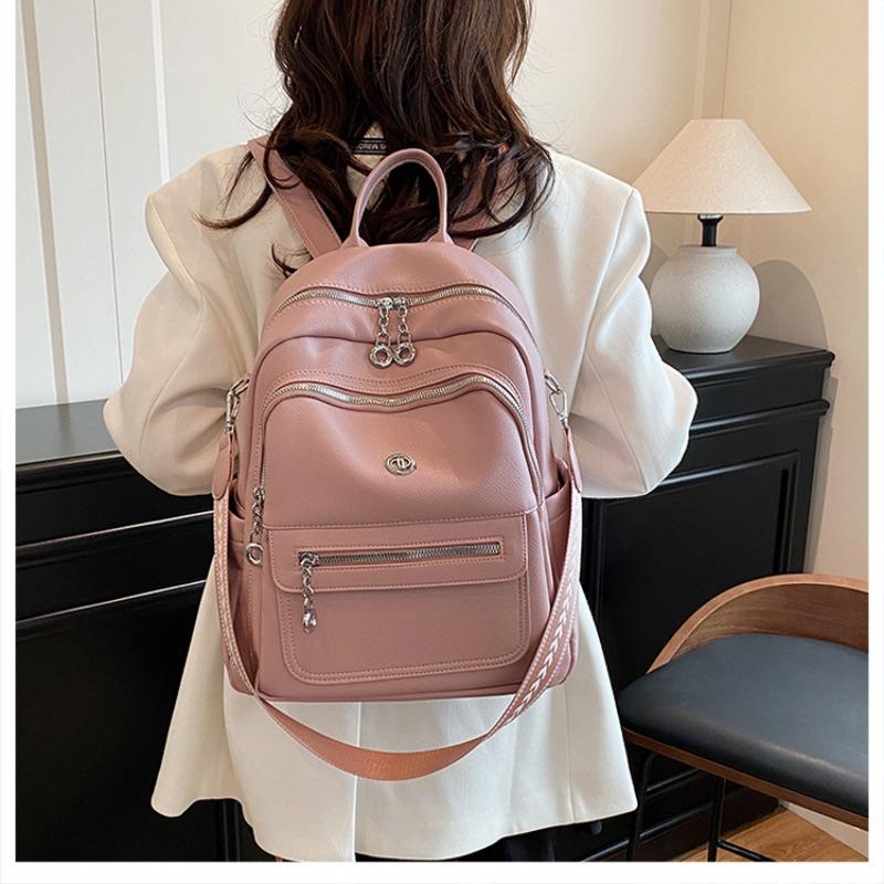Summer New Women's Large-capacity Backpack Trendy Travel Shoulder Backpack Large-capacity Backpack
