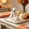 Unique Holiday Gift for Friends 3D Printed Halloween Ghost Figurine, Cute Chin-Resting Spooky Desk Decor, Modern Decor Shelf Funny Ornament Home Party