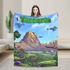 Terraria Game Factorio The Factory Must Grow Blanket Super Warm Plush Throw Blanket For Couch Chair Flannel Bedspread Bed Cover