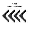 4/8pcs Carpet Non-slip Stickers Self-Adhesive Anti Skid Grip Tape Carpet Floor Mat Fixed Sticker Rug Gripper Right-angle L-shape