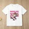 Novelty Roblox Face Game Meme Graphic T Shirts Summer Fashion Boys Short Sleeve Roblox Cartoon Printed Top Summer Kids T-shirt