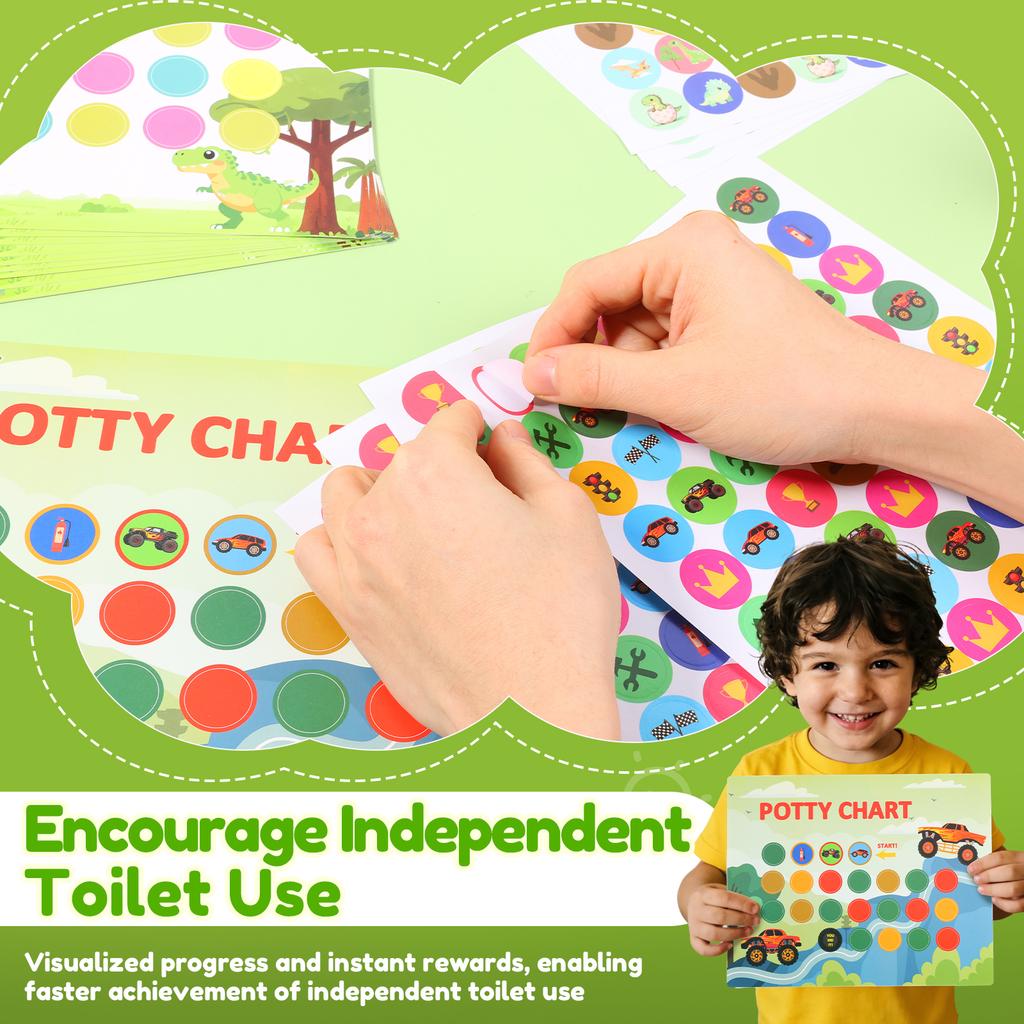 20 Pcs Potty Training Reward Chart Set Reward Stickers Toilet Habits Potty Training Sticker Montessori Early Education Stickers