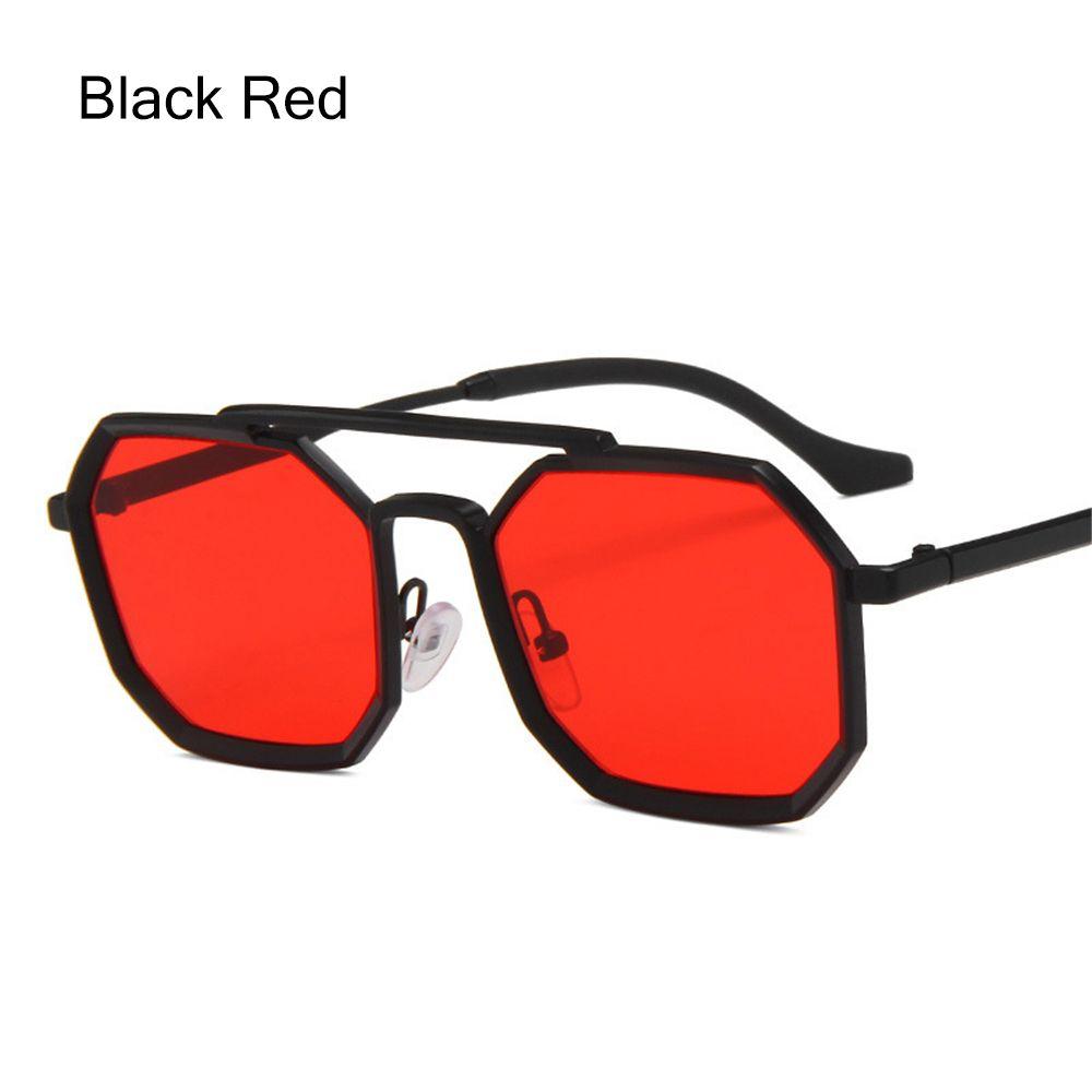 Vintage Metallrahmen Polygon Sonnenbrille für Herren & Damen Sonnenbrille Bunt Kleine Retro Brille UV400 Schutz Shades