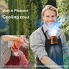 Portable Waist Fan with Power Bank Cool Waist Fan Brushless Motor Belt Personal Cooling Fan for Sports Cooking Outdoor Work