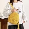 Leichte wasserdichte Nylon-Tasche gefalteter Pendler-Rucksack einfarbig Damen-Rucksack