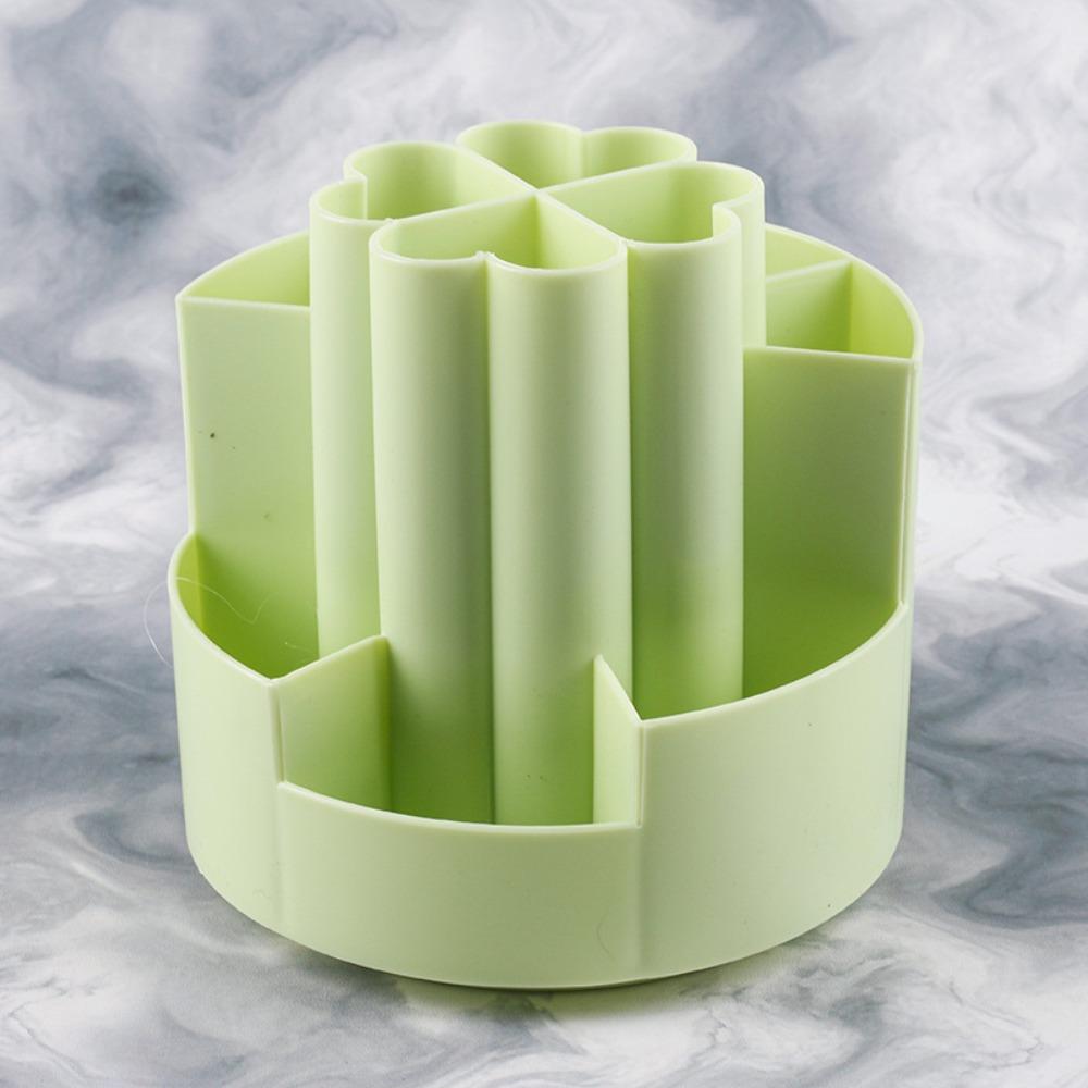 Plastic Pen Container 7/10 Grids Stationery Storage Box Cartoon Pen Holder  School Office