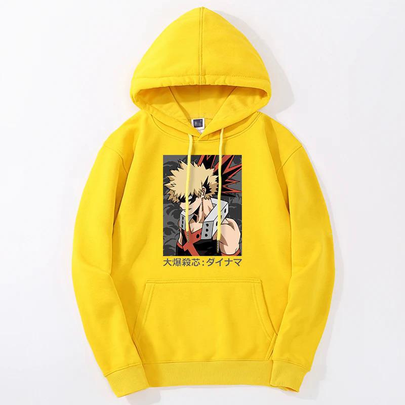 My Hero Academia Anime Clothing Bakugou Hoodies