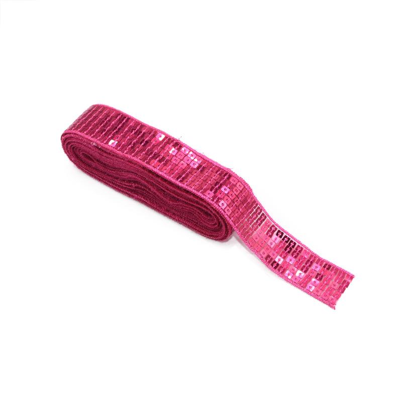 10 Yards/lot 5 Rows Square Sequin Beading Ribbon 25mm Sequin Lace Trims for Sewing Craft Garments Headdress Wedding Decoration