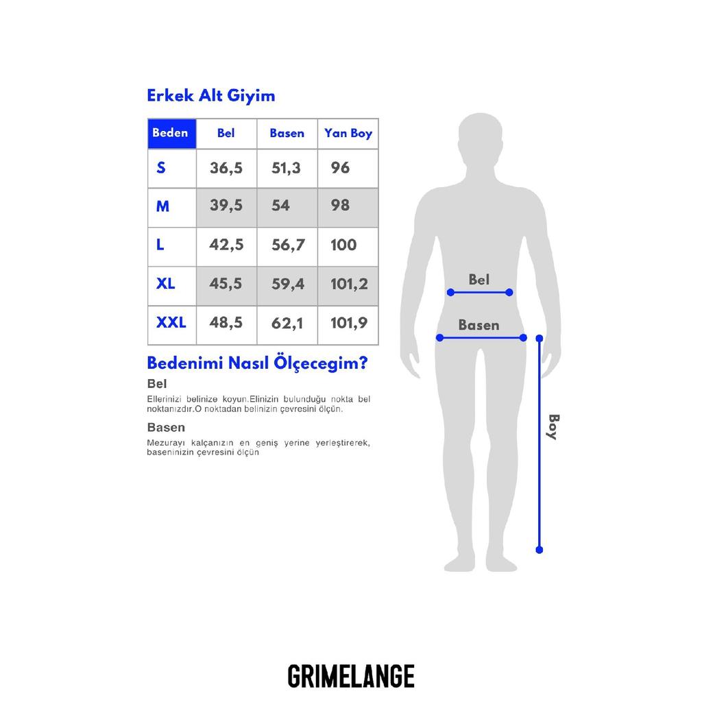 Burnham Men's Organic Fabric Fleece Inside Comfortable Cut Elasticized Jogger Black Sweatpants