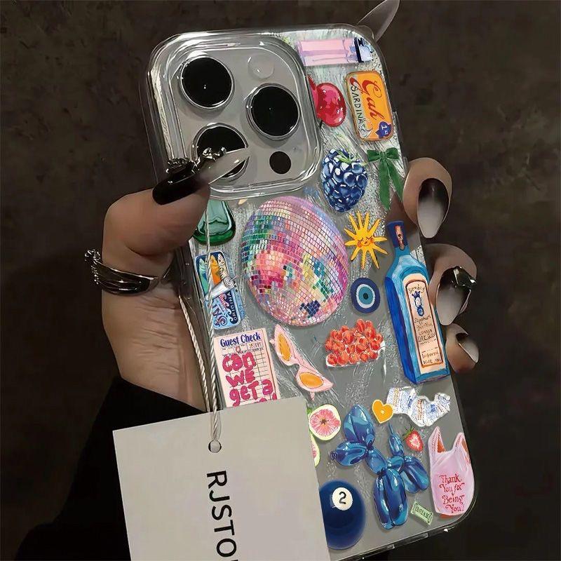 Fruit Party Phone Case For IPhone 16 16e 14 13 15 Pro Max 11 12 Pro 7 8 Plus SE 2022 Shockproof Cover Case 16 15 14 13 12 11