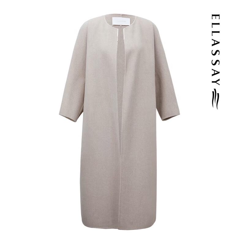 ELLASSAY Women's Simple Versatile Woolen Coat EWV344D00400