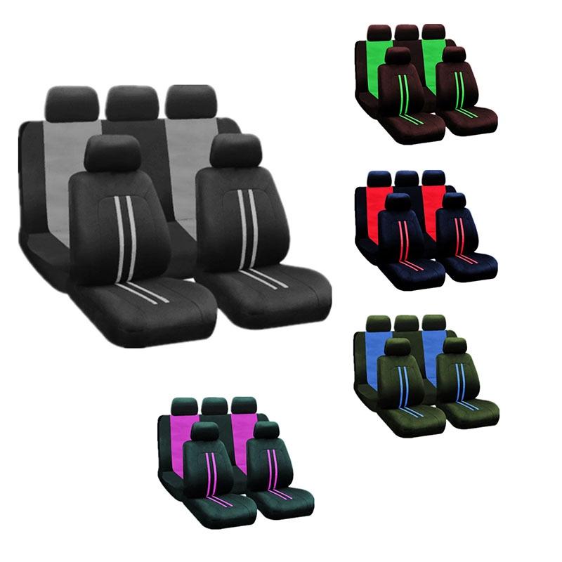 Car Fashion Universal Seat Covers Full  Car Protector Car Front Seat Seat Back