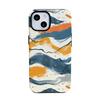 Color oil painting wavy iphone12 matte film mobile phone case apple 17promax anti-drop mobile phone case