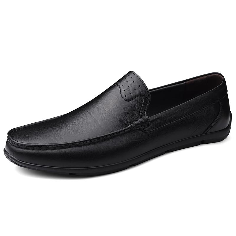 

Fashion Handmade Men s Loafers Lightweight Breathable Casual Shoes Outdoor Mens Slip on Flat Driving Shoes Soft Business Shoes Moccasins 44 чёрный