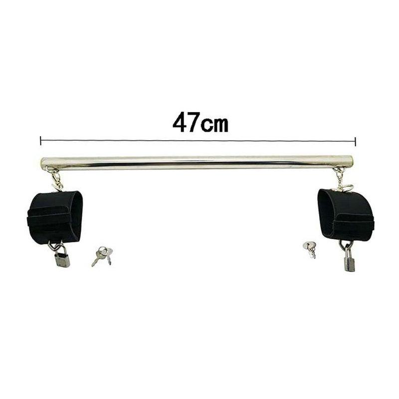 Extreme Spreader Bar with 4 Adjustable Leather Cuffs, Adult Sexy Game Toys Erotic Sex Products