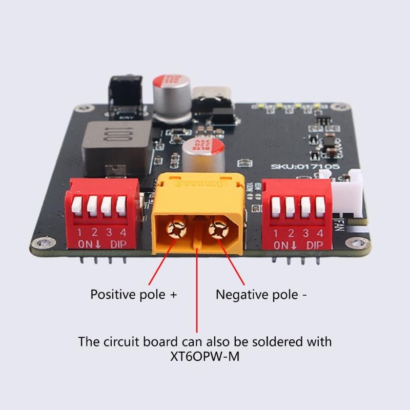 140W Bidirectional Fast Charging Module 2-6S Battery Charging Board Automatic Temperature Control Replacement