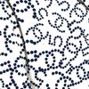 Chanel Arabesque Tasche Tragetasche Handtasche Segeltuch Weiß/Dunkelblau Basis