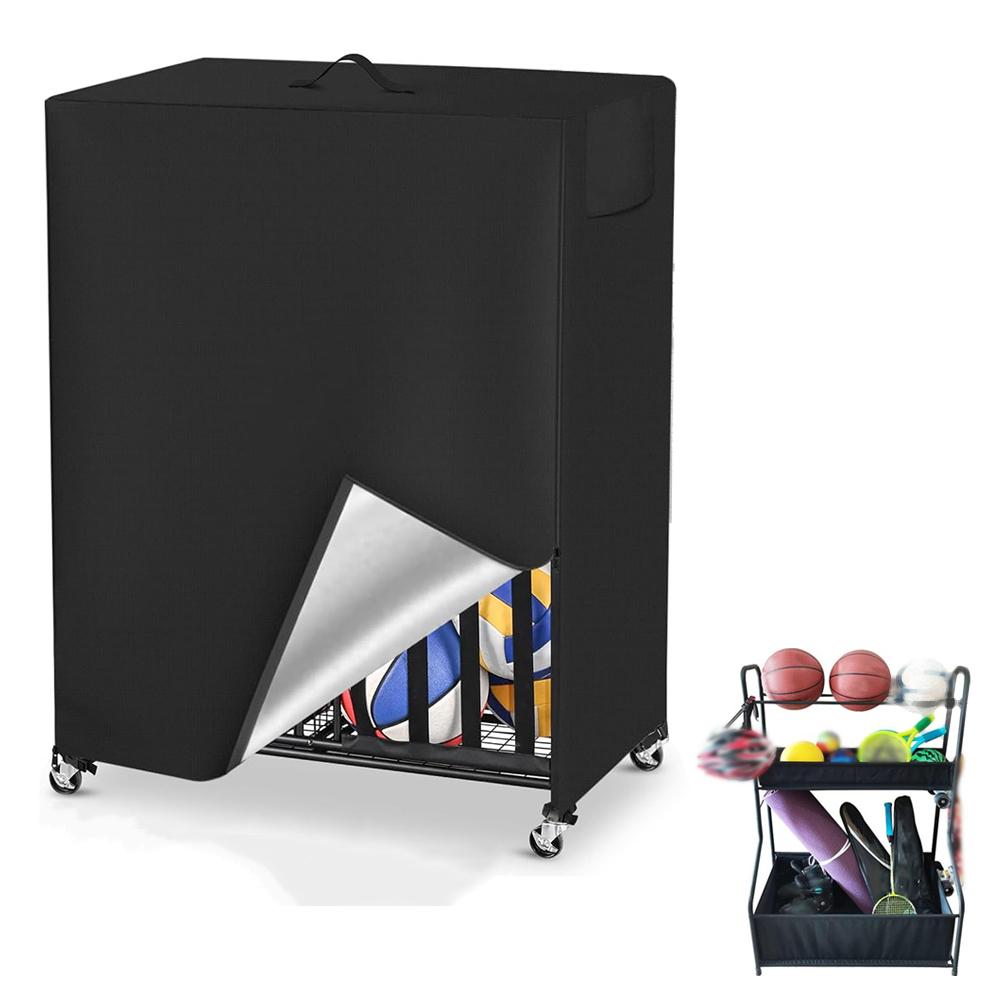 

1pc 600D Waterproof Basketball Storage Rack Cover Dustproof Windproof For Sports Equipment Protection China Mainland