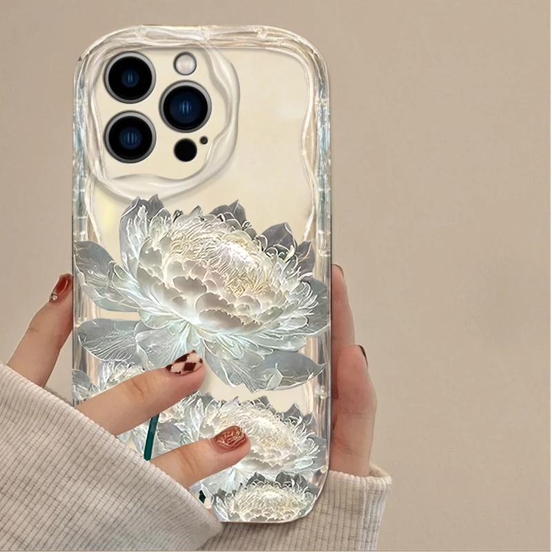 Cute Strawberry Flower Silicone Phone Case For Xiaomi Redmi Redmi 15C 15 14C 13C 12C 13 A5 Note 15 14 13 12 Pro Plus 5G 4G Cover