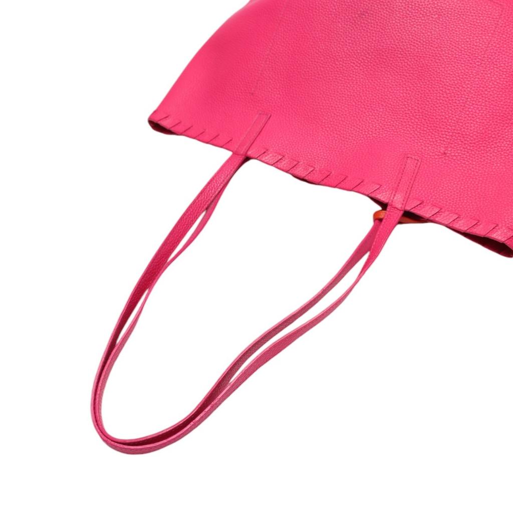 Kate Spade Tote Bag Leather Shoulder Bag with Tassel Leather Pink Used