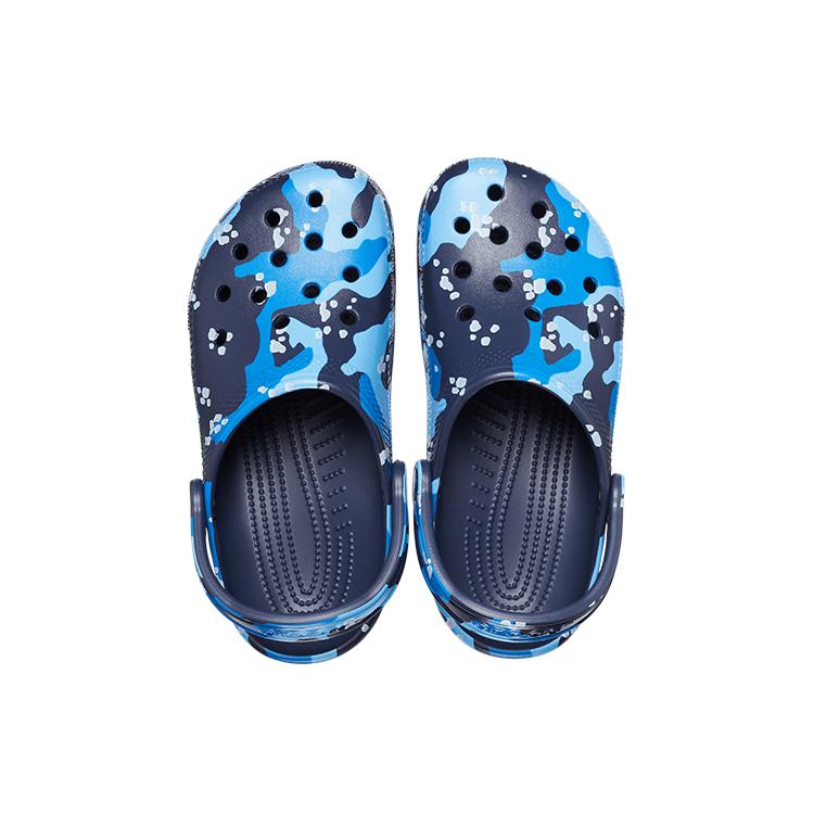 Crocs Classic Printed Camo Clogs 'Blue Navy' 206454-4HQ