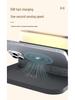 3-in-1 Magnetic 15W Fast Wireless Charger with Touch Dimming Night Light & LED Clock