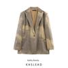 Kaslead New Women Clothes Western Style Fashion Print Minimalism Blazers 3074786