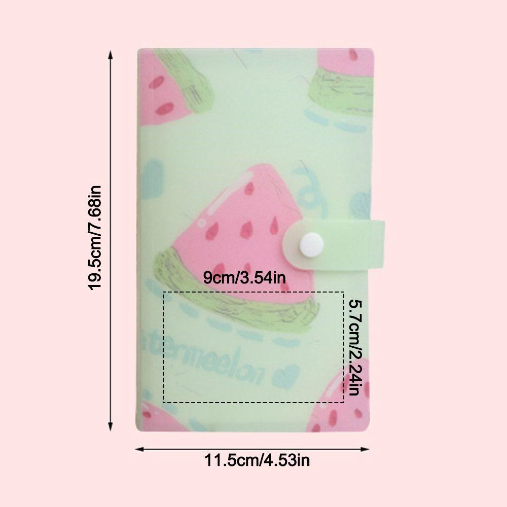 3palcové album na pohlednice 120 slotů držák na karty fotoalba pro Polaroid fotografie