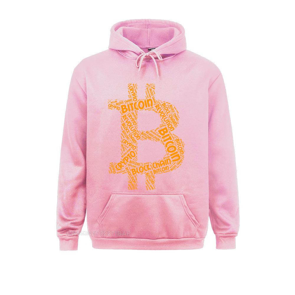 Bitcoin Revolution Block Chain Crypto Word Harajuku Hoodies Cryptocurrency Crew Neck Hoodie Jacket Cotton Men