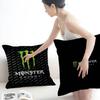 M-Monsteres-Fashion-E-Energys Personalizovaný povlak na polštář Kryt proti prachu Ložnice Dětská Párty Dekorace Povlak na polštář Narozeniny Dětský Dárek
