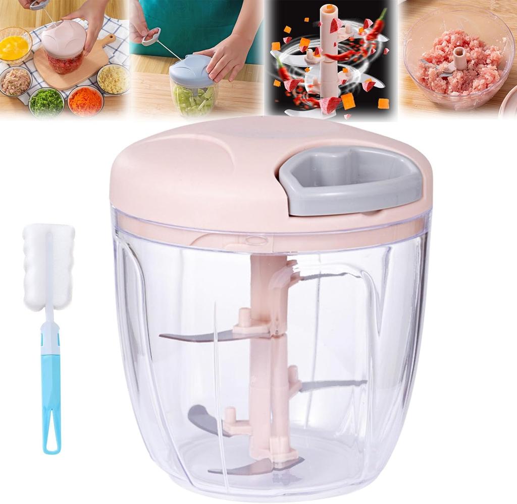 500/900ML ruční sekáček pro domácnost šťouchadlo na česnek na cibuli jídlo na zeleninu rychlé krájení mlýnek na maso Příslušenství pro kuchyňské nástroje