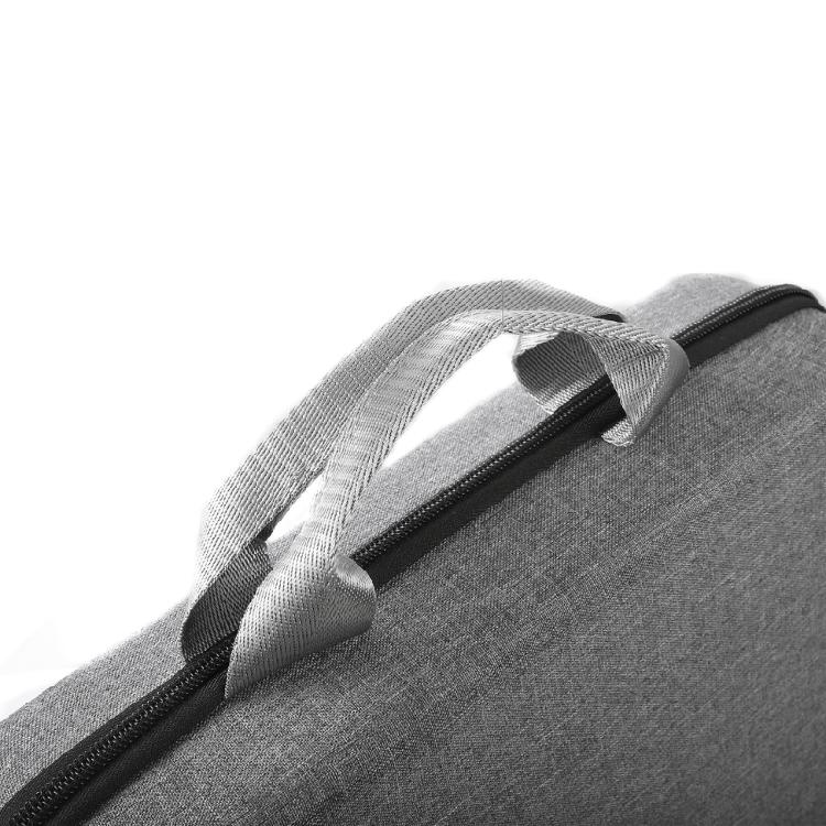 Hard EVA Storage Bag with Secure Fix Belt for Mini Router Shockproof Organiser Case Box Travel Handbag Gray