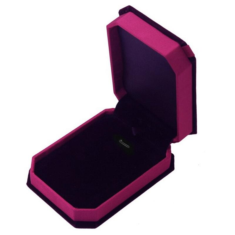 Wedding Ring Box Elegant Necklace Earring Ring Pendant Jewelry Display Storage Gift Box 7*9cm