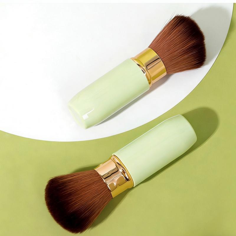 1/3/5 Stück Tragbar Neuankunft Ausziehbarer Make-up-Pinsel Reise Größe Puder Rouge Pinsel Einzelstück Kosmetikwerkzeug für Schönheit