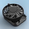 Cooling Fan Hat Clip-on Air Cooler Fan Strong Airflow Low Noise Mini Size Rechargeable Outdoor Wide Brim Hat Solar Fan